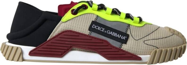 Dolce & Gabbana Multicolor Veterschoenen Multicolor Heren