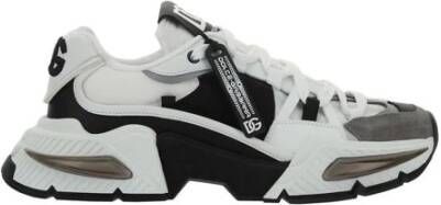 Dolce & Gabbana Multigekleurde sneakers met reliëf en monogramdetails Black Heren