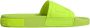 Dolce & Gabbana Logo Fluorescent Beach Slide Sandals Groen Dames - Thumbnail 1