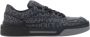 Dolce & Gabbana Zwarte Sneakers Aw22 Leren Rubberen Zool Black Heren - Thumbnail 1