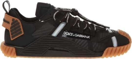 Dolce & Gabbana Sorrento sneakers van gemixt materiaal Zwart