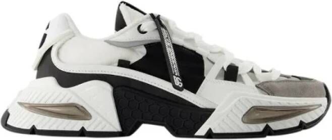 Dolce & Gabbana Multigekleurde sneakers met reliëf en monogramdetails Black Heren