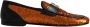 Dolce & Gabbana Oranje Sequin Versierde Heren Loafers - Thumbnail 1