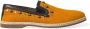 Dolce & Gabbana Oranje Studded Linnen Leren Loafers Orange Heren - Thumbnail 6