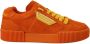Dolce & Gabbana P.j. Tucker Oranje Leren Sneakers Orange Dames - Thumbnail 2