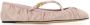 Dolce & Gabbana Pastelroze Satijnen Vally Ballerina`s - Thumbnail 1