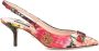 Dolce & Gabbana Patchwork Bow Tie Slingback Sandal - Thumbnail 1