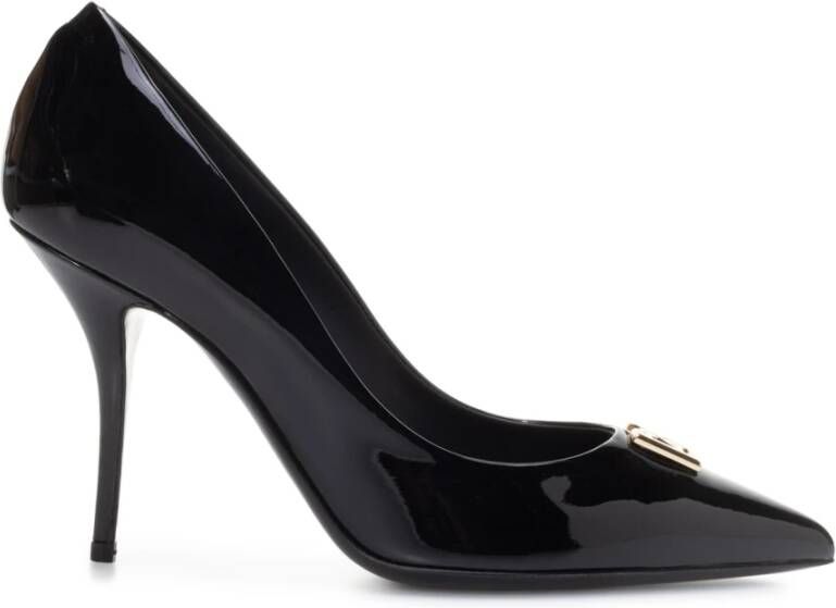 Dolce & Gabbana Patent lederen Pumps met DG -logo Zwart Dames