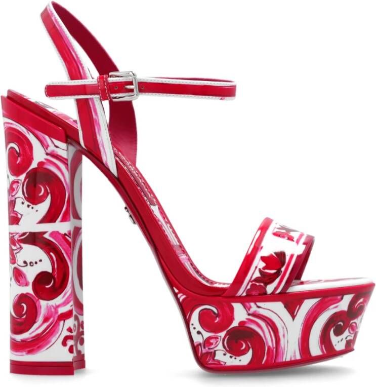 Dolce & Gabbana Plateau sandalen Pink Dames