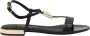 Dolce & Gabbana Glanzende Bianca Sandalen Black Dames - Thumbnail 1
