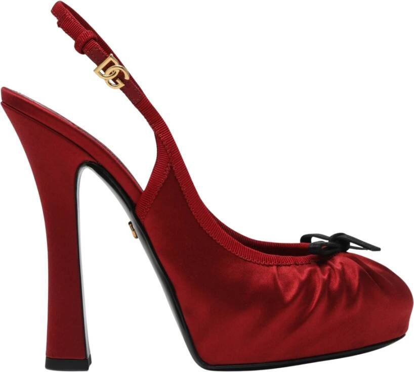 Dolce & Gabbana Platte schoenen met katoenmix