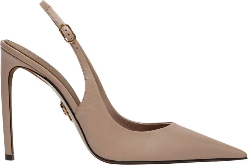 Dolce & Gabbana Poeder Platte Schoenen Slingback