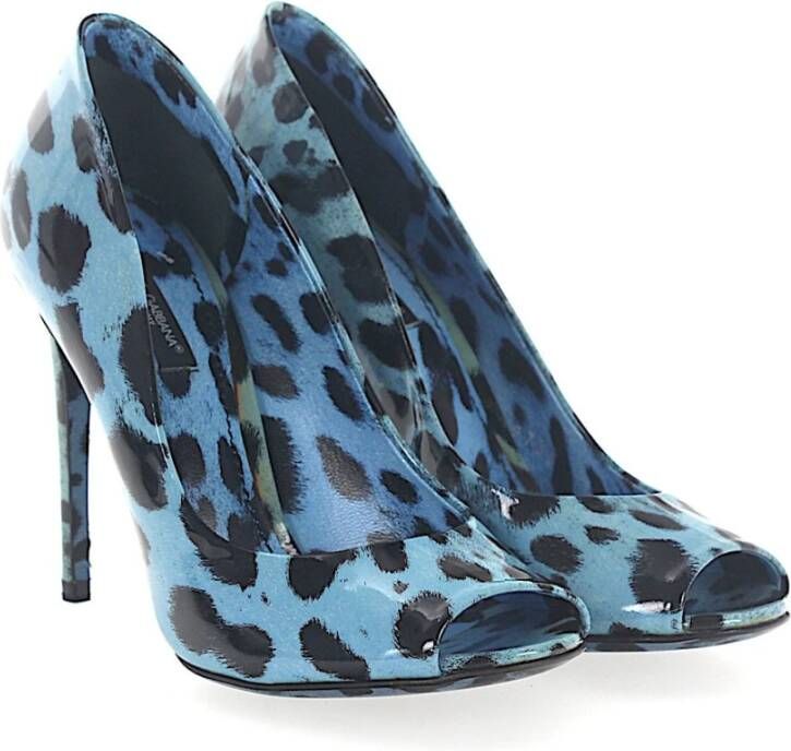 Dolce & Gabbana Verhoog je stijl met Budapester-pumps Blue Dames