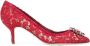 Dolce & Gabbana Rode leren Bellucci Taormina pumps Red Dames - Thumbnail 1