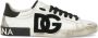 Dolce & Gabbana Portofino Leren Sneakers met Logo Detail - Thumbnail 1