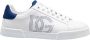 Dolce & Gabbana Portofino Light Sneakers in wit blauw leer White Heren - Thumbnail 11