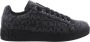 Dolce & Gabbana Zwarte Canvas Lage Sneakers met Logo Jacquard Black Heren - Thumbnail 1