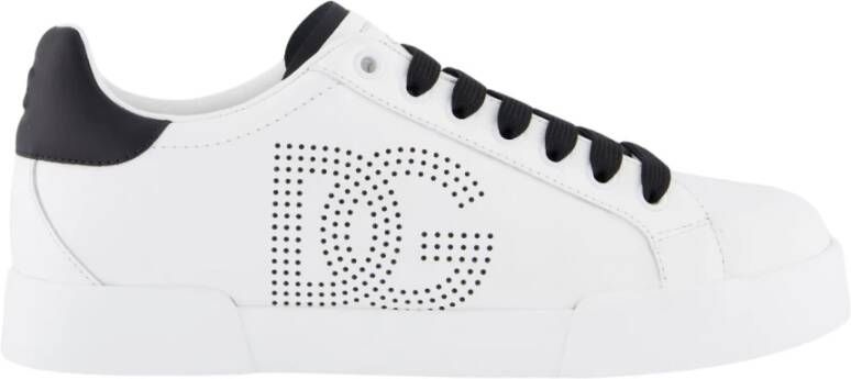 Dolce & Gabbana Zwarte Sneakers voor Vrouwen White Dames