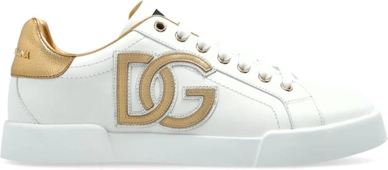 Dolce & Gabbana DG-versierde lage sneakers White Dames