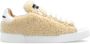 Dolce & Gabbana Gestempeld Logo Leren Trainers Beige Dames - Thumbnail 1