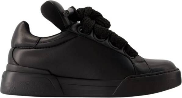 Dolce & Gabbana Zwarte Sneakers van Dolce Gabbana Black Heren