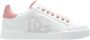 Dolce&Gabbana Low-Top Sneakers Dames Portofino Sneaker Wit Roze in wit - Thumbnail 7