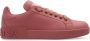 Dolce & Gabbana Portofino Leren Sneakers Pink Dames - Thumbnail 14