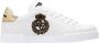 Dolce & Gabbana Portofino Sneakers Wit Goud Alligator White Heren - Thumbnail 1