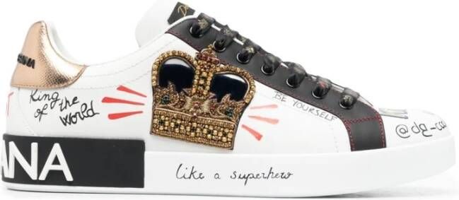 Dolce & Gabbana Portofino Sneakers White Heren