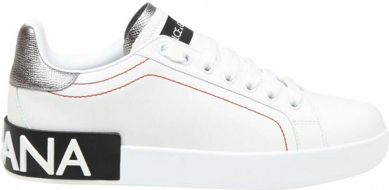 Dolce&Gabbana Low-Top Sneakers Portofino' Sneakers – White And Black in wit