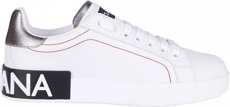 Dolce&Gabbana Low-Top Sneakers Portofino' Sneakers – White And Black in wit