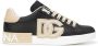 Dolce & Gabbana Portofino Vintage Sneakers met DG Logo Patch Black Heren - Thumbnail 1