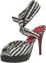 Dolce & Gabbana Pre-owned Canvas sandals Black Dames - Thumbnail 1