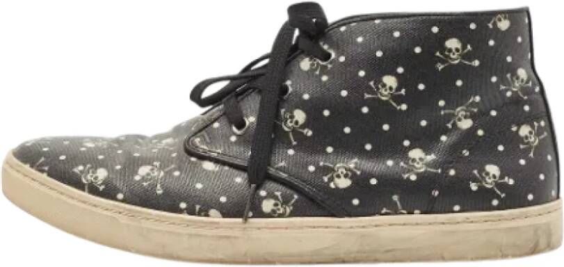 Dolce & Gabbana Pre-owned Coated canvas sneakers Black Dames