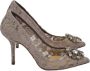Dolce & Gabbana Pre-owned Cotton heels Beige Dames - Thumbnail 1