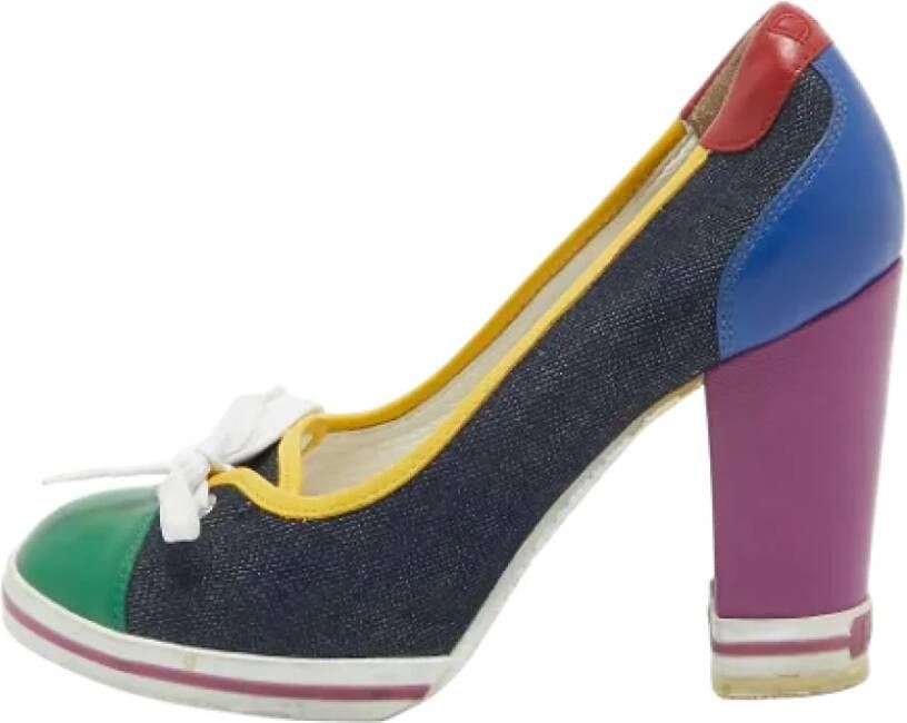 Dolce & Gabbana Pre-owned Denim heels Multicolor Dames