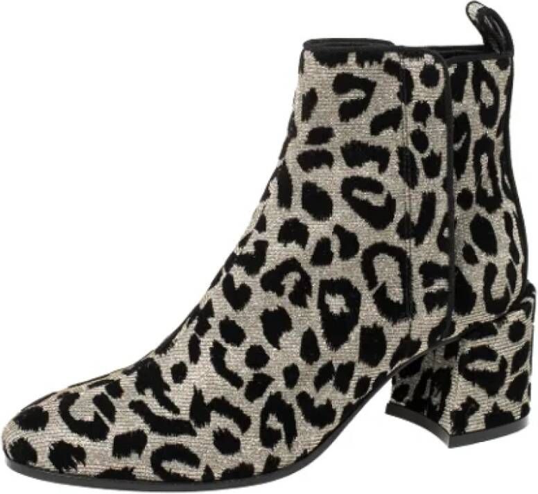 Dolce & Gabbana Pre-owned Fabric boots Black Dames