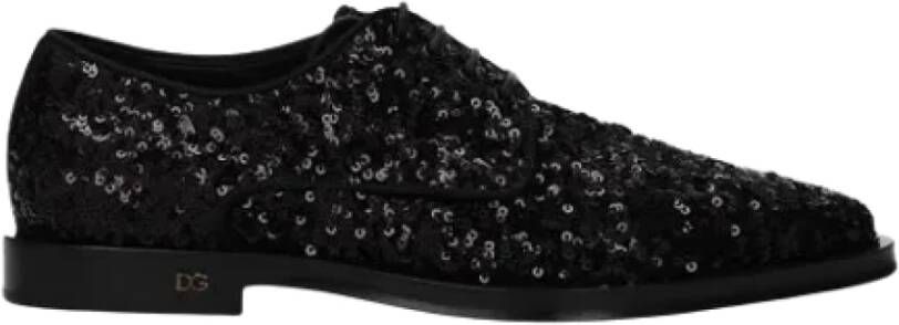 Dolce & Gabbana Pre-owned Fabric flats Black Dames
