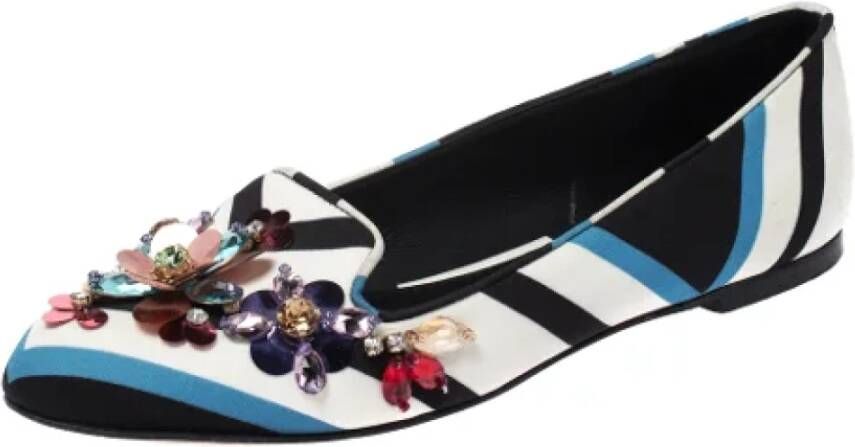 Dolce & Gabbana Pre-owned Fabric flats Multicolor Dames