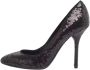 Dolce & Gabbana Pre-owned Fabric heels Black Dames - Thumbnail 1