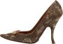 Dolce & Gabbana Pre-owned Fabric heels Brown Dames - Thumbnail 1