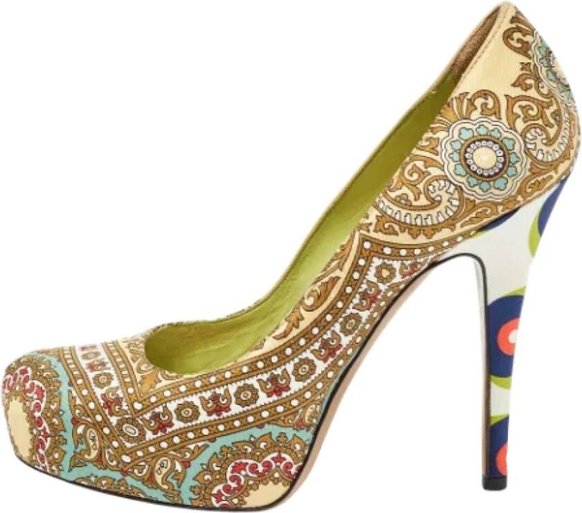 Dolce & Gabbana Pre-owned Fabric heels Multicolor Dames