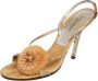 Dolce & Gabbana Pre-owned Fabric sandals Beige Dames - Thumbnail 1