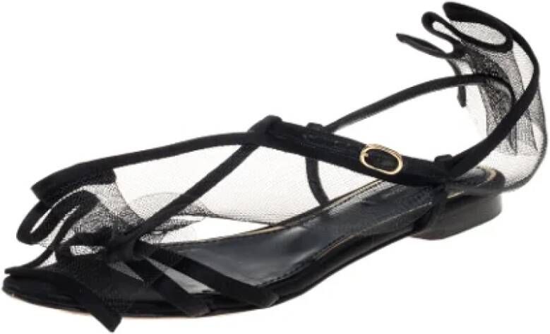 Dolce & Gabbana Pre-owned Fabric sandals Black Dames