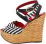 Dolce & Gabbana Pre-owned Fabric sandals Black Dames - Thumbnail 1