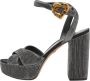 Dolce & Gabbana Pre-owned Fabric sandals Gray Dames - Thumbnail 1