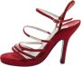 Dolce & Gabbana Pre-owned Fabric sandals Red Dames - Thumbnail 1