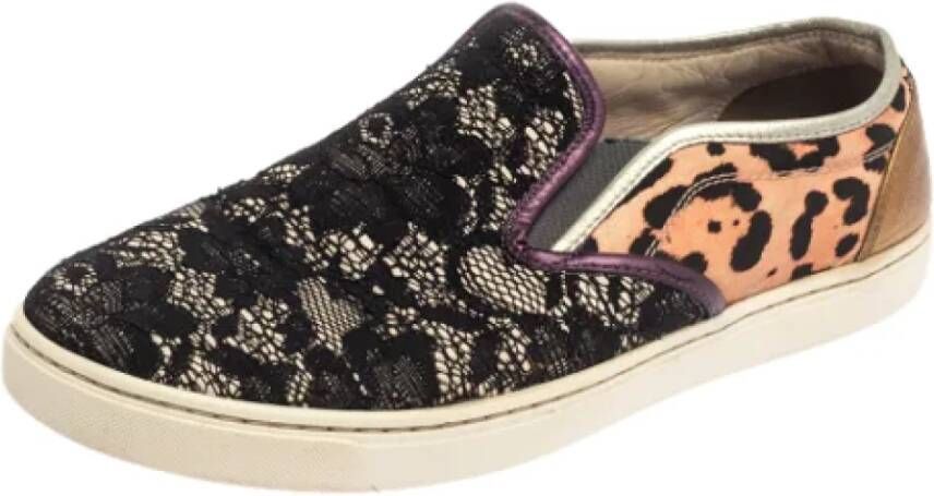 Dolce & Gabbana Pre-owned Fabric sneakers Multicolor Dames