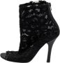 Dolce & Gabbana Pre-owned Lace boots Black Dames - Thumbnail 1