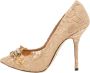 Dolce & Gabbana Pre-owned Lace heels Beige Dames - Thumbnail 1